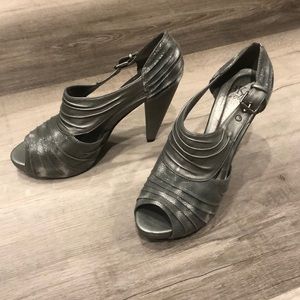 BKE Silver High Heels